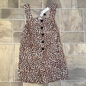 TOPSHOP ETCHED ANIMAL PLAYSUIT ROMPER SZ 10 NWT